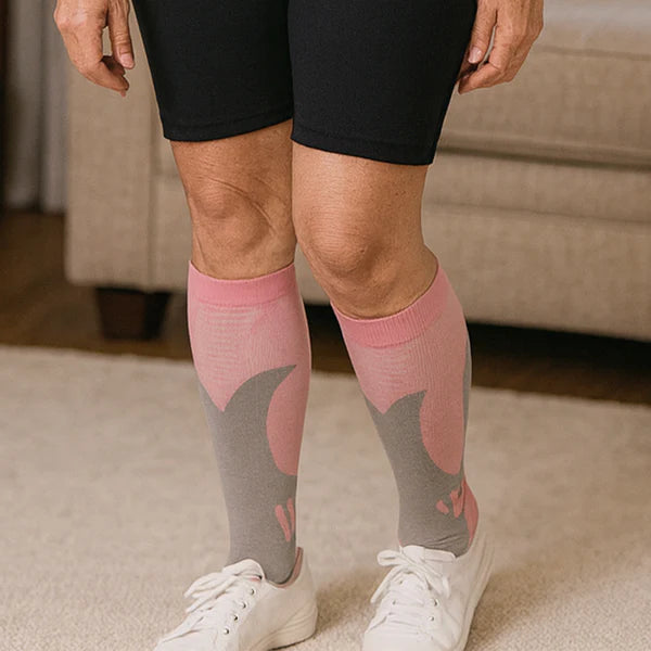 Graduated Compression Support Socks for Everyday Comfort & Circulation