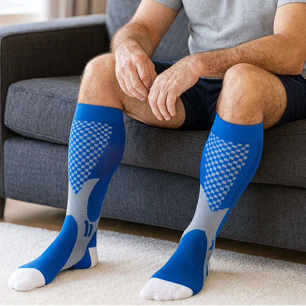 Graduated Compression Support Socks for Everyday Comfort & Circulation