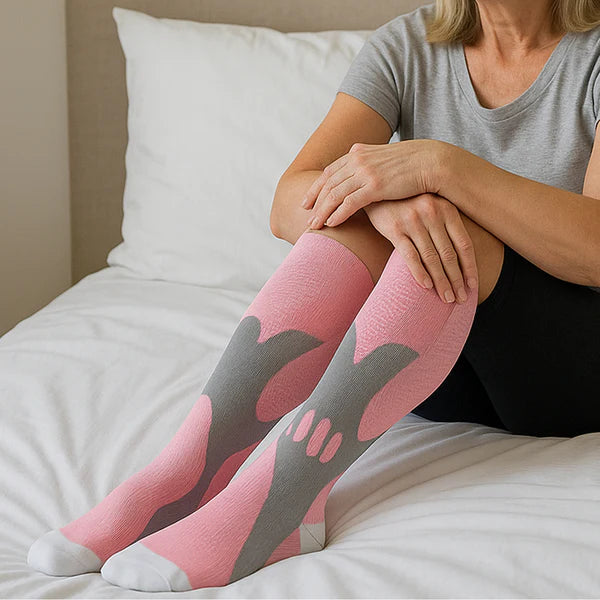 Graduated Compression Support Socks for Everyday Comfort & Circulation