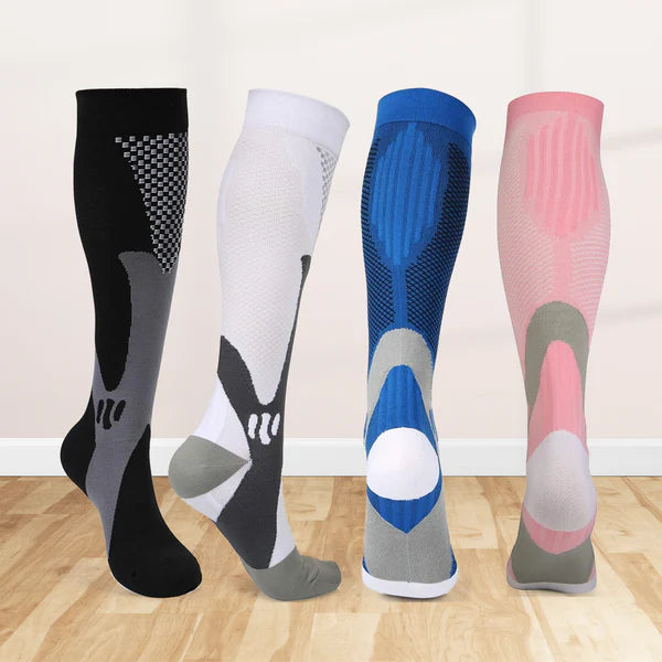 Graduated Compression Support Socks for Everyday Comfort & Circulation