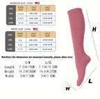 3-Pack Knee High Compression Socks for Women – Breathable Support Fit