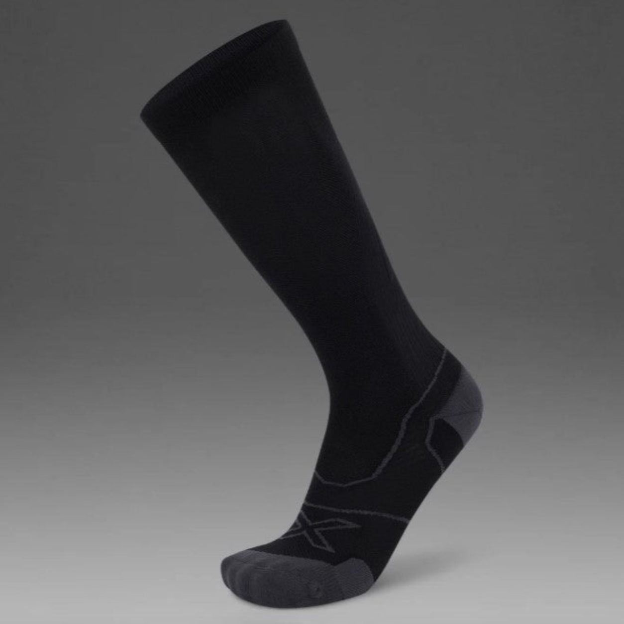 Performance Compression Socks with Cushioned Support and Sleek Athletic Design