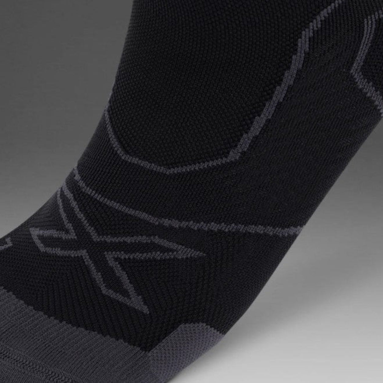 Performance Compression Socks with Cushioned Support and Sleek Athletic Design