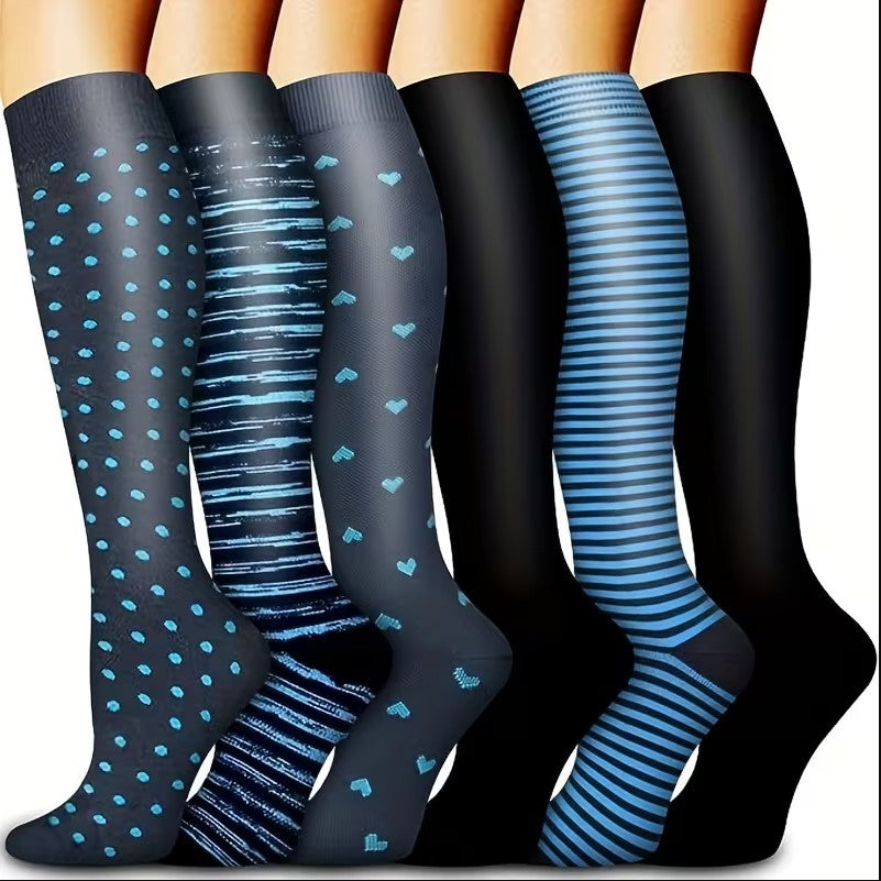 Vibrant Compression Socks – Stylish & Supportive Legwear