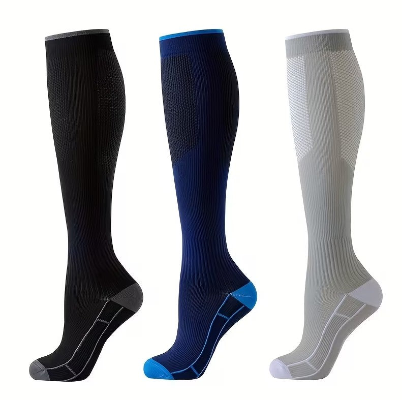 Premium Compression Socks – Breathable Support for Running, Travel, and Everyday Comfort