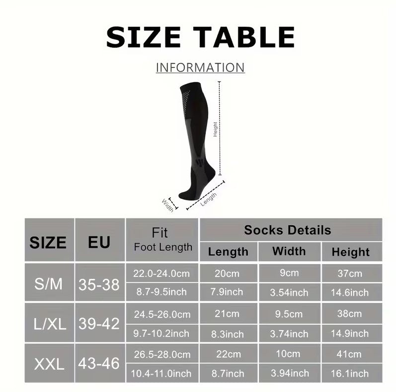 DynamicFit Compression Socks for Running & Recovery