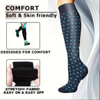 Vibrant Compression Socks – Stylish & Supportive Legwear