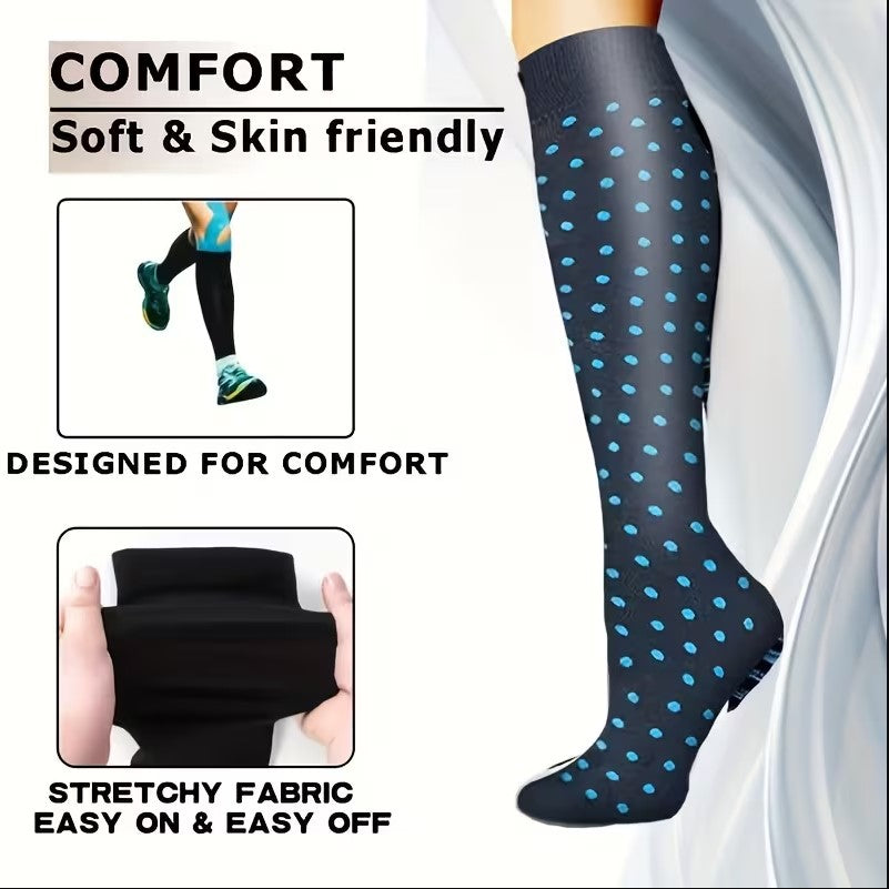 Vibrant Compression Socks – Stylish & Supportive Legwear