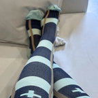 legant Striped Compression Socks for Everyday Comfort